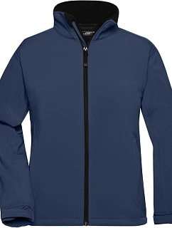 JN 137 Dámská 3vrstvá softshellová bunda model 22485706 navy - Daiber