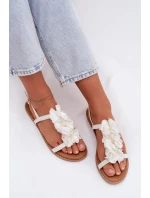 Dámské sandály Ploché S  Bílé model 21961030 - Boto