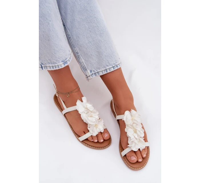 Dámské sandály Ploché S  Bílé model 21961030 - Boto