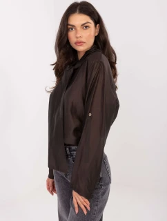 Košeľa IT KS 28978.22 tmavohnedá