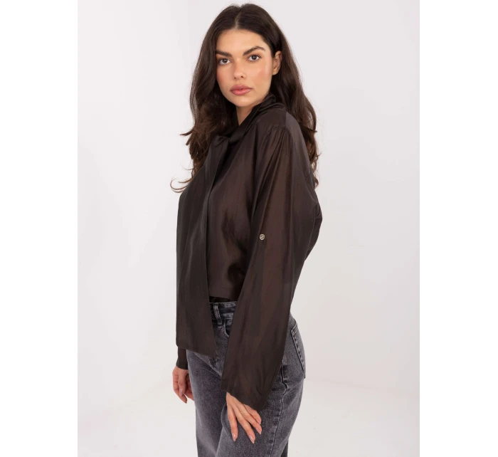 Košeľa IT KS 28978.22 tmavohnedá