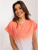 T shirt NM TS model 22217562 koralowy - FPrice T shirt NM TS model 22217562 koralowy - FPrice