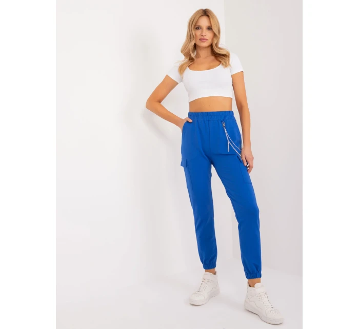 Spodnie dresowe RV DR model 19926674 kobaltowy - FPrice Spodnie dresowe RV DR model 19926674 kobaltowy - FPrice
