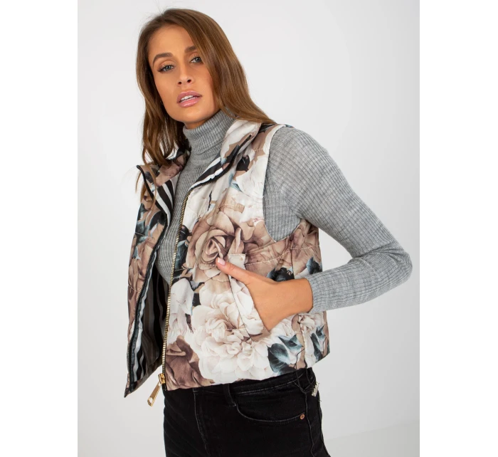 Dámska vesta RV KZ 11445.98P béžová Dámska vesta RV KZ 11445.98P béžová