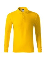 Polokošeľa Pique Polo LS žltá