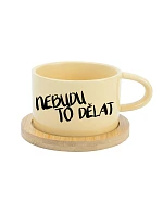 I WON'T DO IT - žltý pohár na makrónky 200 ml