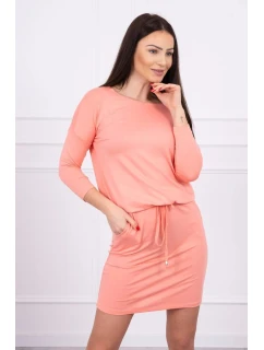 Dámske šaty 9013 / 16839 Apricot - Kesi