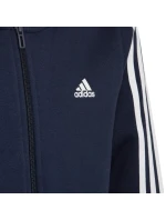 Fleecová mikina adidas Essentials 3-Stripes so zipsom Jr IC0600