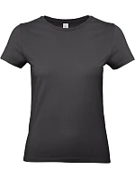 B&C #E190 /women Dámske tričko z hrubej bavlny 01.004T used black