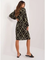 Šaty D73771M30427B khaki