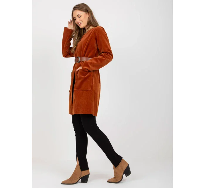 Dámský přehoz LK NA model 17624262 světle hnědý - FPrice Dámský přehoz LK NA model 17624262 světle hnědý - FPrice