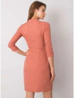 Šaty LK SK model 15410846 tmavě oranžová - FPrice Šaty LK SK model 15410846 tmavě oranžová - FPrice