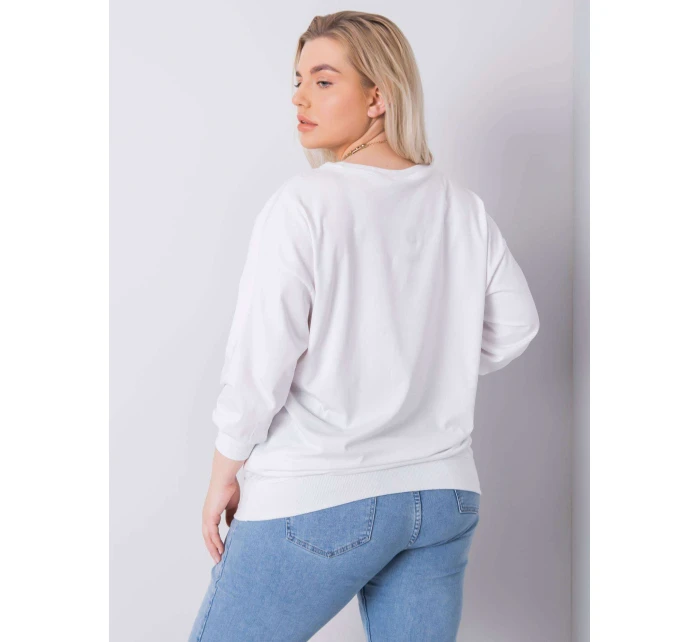 Bluzka RV BZ model 21798029 biały - FPrice Bluzka RV BZ model 21798029 biały - FPrice