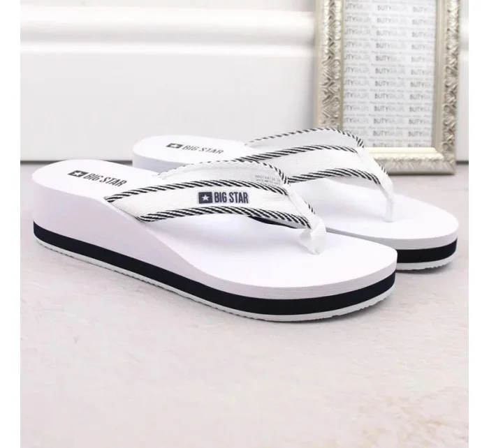 Dámské žabky na podpatku W model 21066312 bílé - Big Star