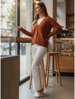 Dámský červený svetr Dstreet model 21982776 - FashionStreet