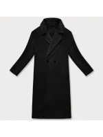 Černý dámský oversize kabát pro přechodné období model 21248416 - J.STYLE