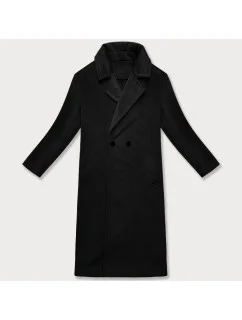 Černý dámský oversize kabát pro přechodné období model 21248416 - J.STYLE