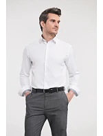 Kontrastní košile s dl. rukávem vzor rybí kost 11. grey model 22476056 - Russell Athletic Kontrastní košile s dl. rukávem vzor rybí kost 11. grey model 22476056 - Russell Athletic