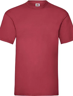 Tričko Fruit of the Loom Valueweight T 16.1036 tehlovo červené