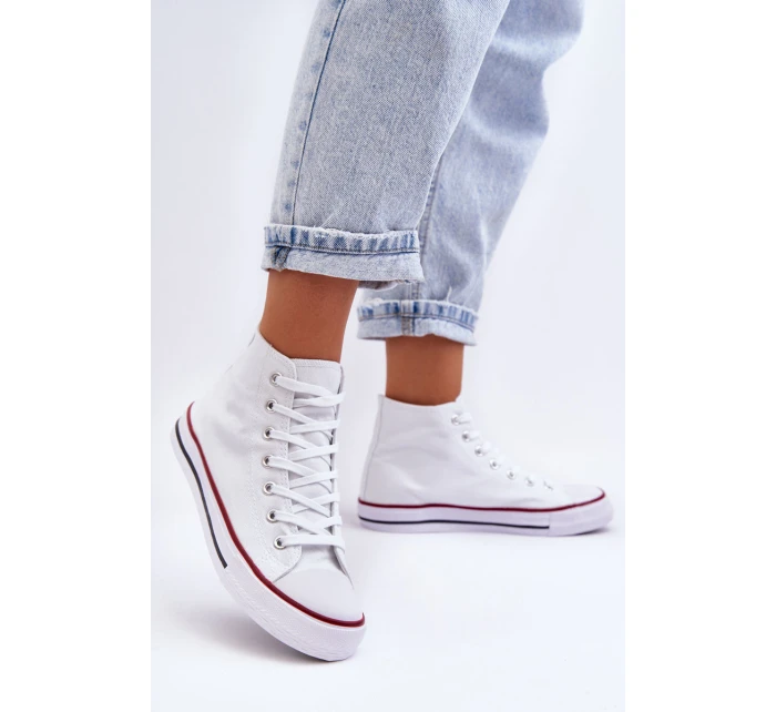 Dámské klasické vysoké boty bílé model 21626512 - Boto Dámské klasické vysoké boty bílé model 21626512 - Boto