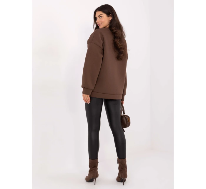 Mikina MI BL 4216 1.82 hnedá Mikina MI BL 4216 1.82 hnedá