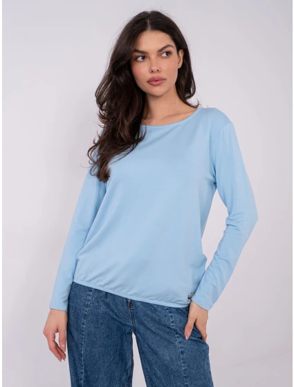 Bluzka RV BZ A model 21808011 jasny niebieski - FPrice Bluzka RV BZ A model 21808011 jasny niebieski - FPrice