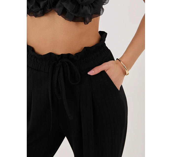 Spodnie dresowe RV DR model 22109760 czarny - FPrice Spodnie dresowe RV DR model 22109760 czarny - FPrice