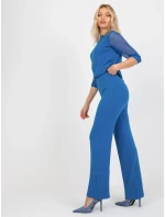 Kalhoty VI SP model 17833616 tmavě modrá - FPrice Kalhoty VI SP model 17833616 tmavě modrá - FPrice