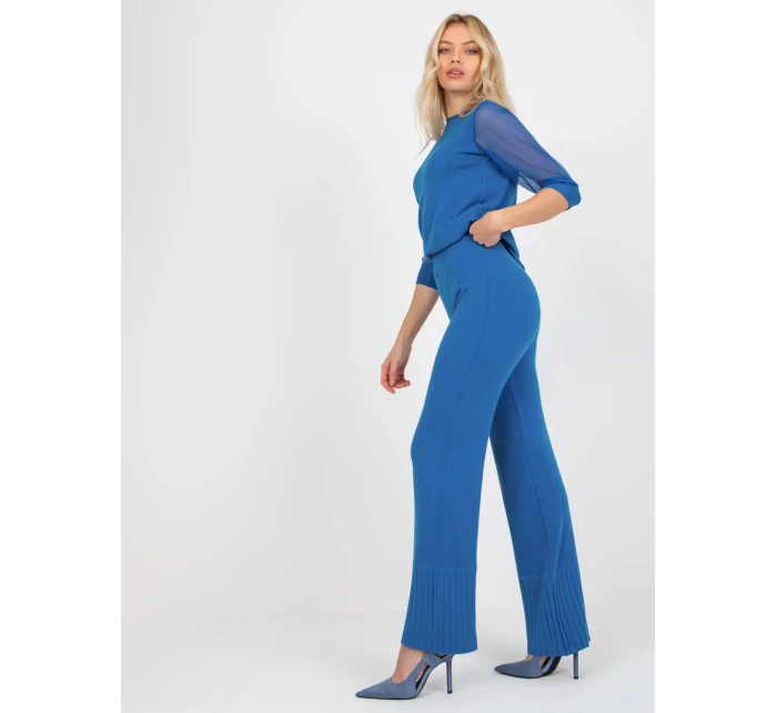 Kalhoty VI SP model 17833616 tmavě modrá - FPrice Kalhoty VI SP model 17833616 tmavě modrá - FPrice