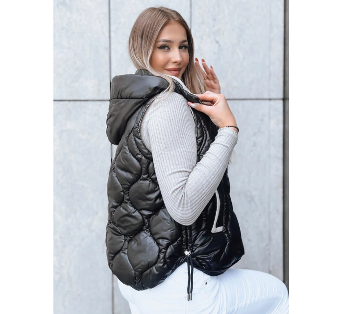 Dámska prešívaná vesta OLIVE BRANCH black FashionStreet TY3816