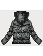 Krátká péřová zimní bunda v army barvě model 21246399 - S'WEST