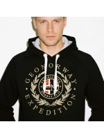 Geografické Nórsko Giger DB 100 M WZ3045H/GN-čierna mikina