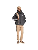 Pánská bunda Essentials 3Stripes Insulated Hooded Jacket black pánské oblečení model 21391449 - ADIDAS