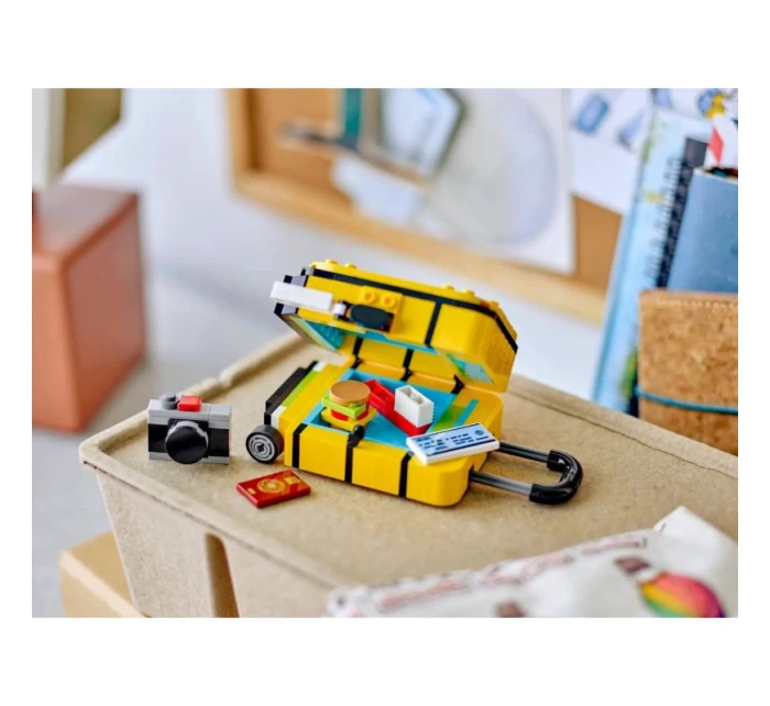 LEGO 40817 Žltý cestovný kufrík