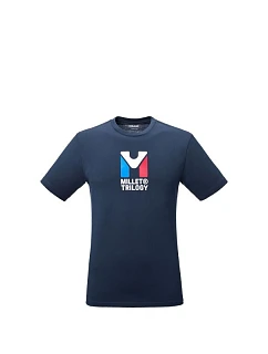 Pánske tričko MILLET Chamonix Tri Ts Ss M, tmavomodré