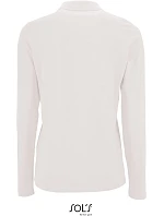 SOL'S Perfect LSL Women Dámske piqué polo s dlhým rukávom 25.2083 biele SOL'S Perfect LSL Women Dámske piqué polo s dlhým rukávom 25.2083 biele