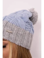 Paris fleecová čiapka K212 svetlo modrá + svetlo šedá Paris fleecová čiapka K212 svetlo modrá + svetlo šedá