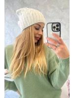 Fleecová čiapka Paulina K227 biela Fleecová čiapka Paulina K227 biela