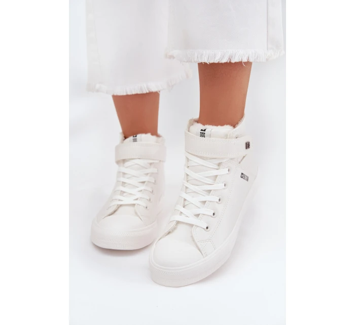 Trampki Damskie Big Star Ocieplane Białe V274541FW Trampki Damskie Big Star Ocieplane Białe V274541FW