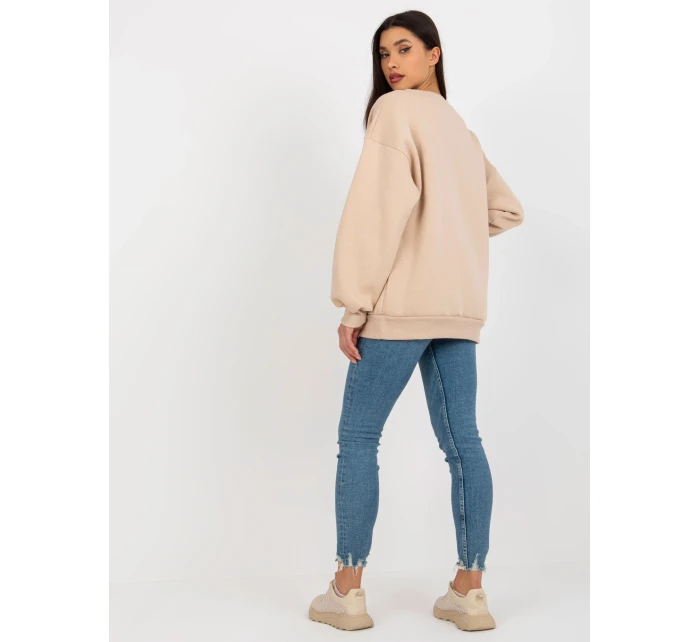 Dámska mikina EM BL 760.01 béžová - FPrice Dámska mikina EM BL 760.01 béžová - FPrice