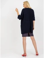 Dámsky sveter LO SW LK 3002 kardigan.98P tmavo modrý Dámsky sveter LO SW LK 3002 kardigan.98P tmavo modrý