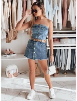 Dámský top modrý model 21988237 - Dstreet