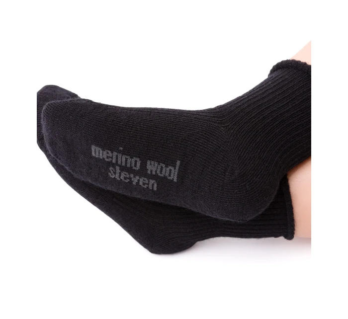 Dětské žebrované ponožky Merino Wool model 18873068 - Steven Dětské žebrované ponožky Merino Wool model 18873068 - Steven