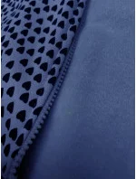 Modrá dámská rozepínací mikina se vzorem model 19664194 - 6&8 Fashion