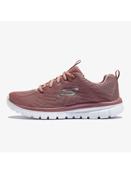 Skechers Graceful Get Connected Dámske ružové športové topánky (12615-MVE) Dámske