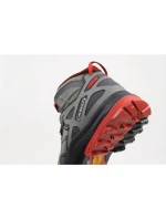 Aku pánska turistická členková obuv Rocket Gore-tex sivá červená