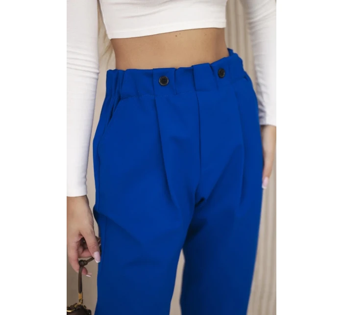 Nohavice Punto Milano Winter cornflower blue