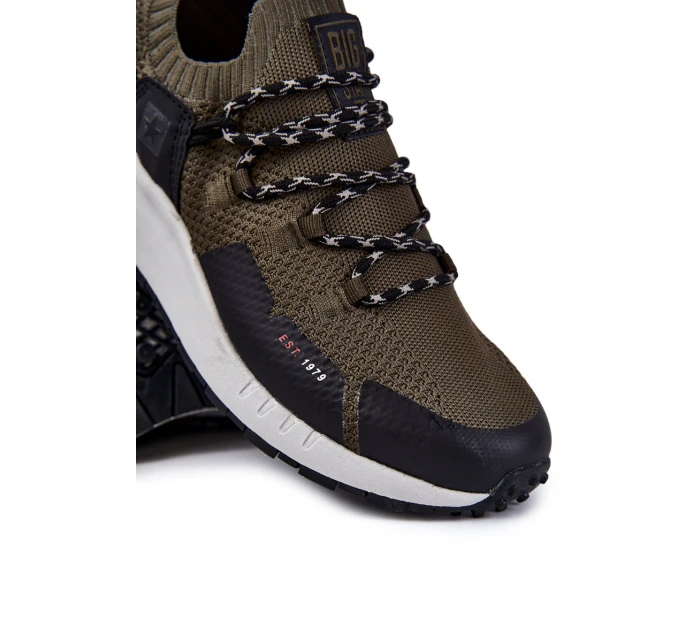 Męskie Buty Sportowe Big Star KK174014 Khaki