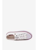 Trampki Męskie Niskie Materiałowe Big Star DD174500 Białe