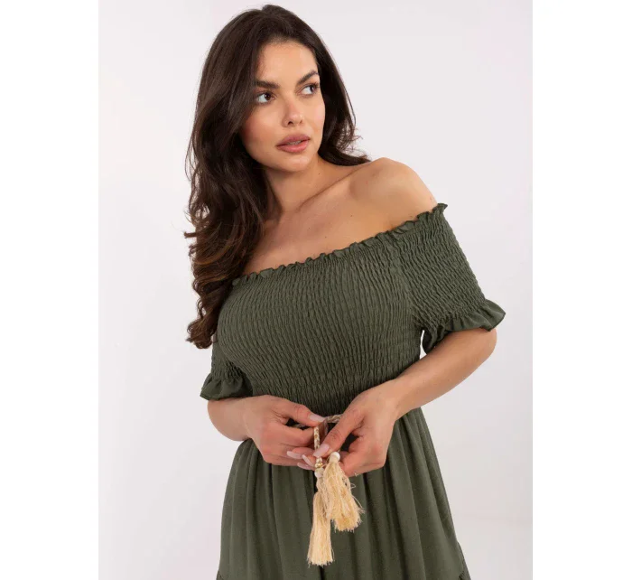 Sukienka MI SK model 21190978 khaki - FPrice